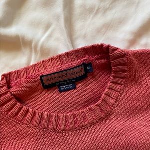 Vineyard Vines crewnneck sweater Medium Salmon